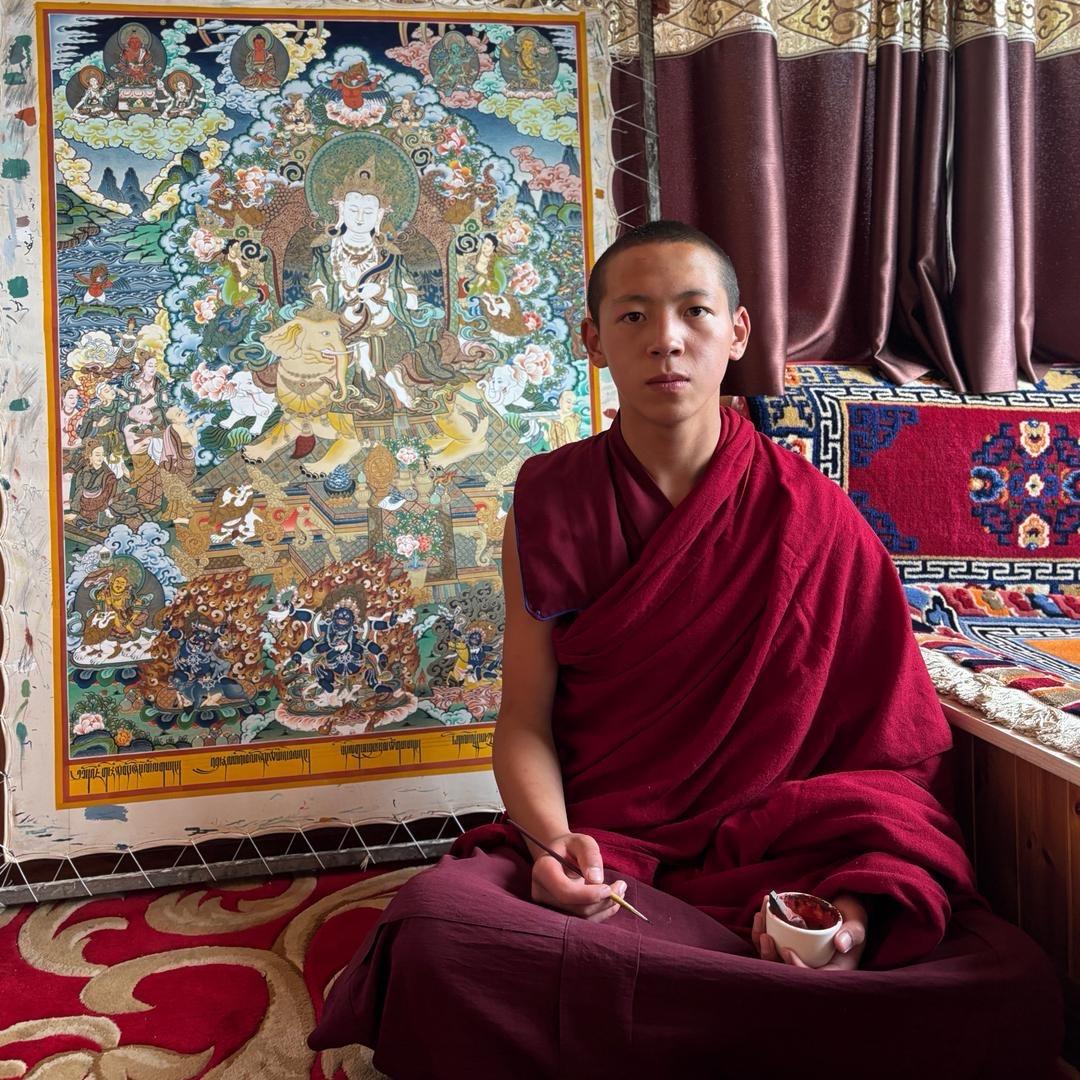 热贡唐卡画僧｛增巴｝🎨