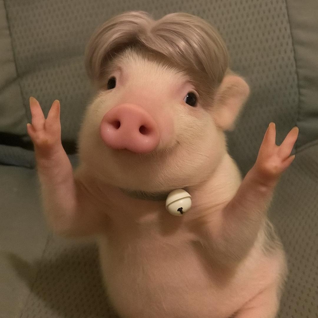 一只爱吃的猪🐷
