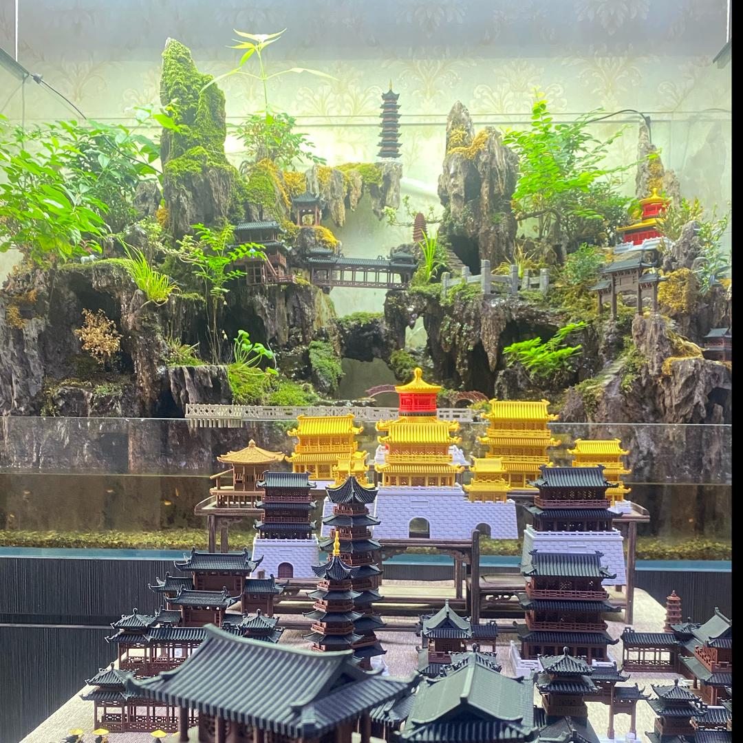 青水阁建筑摆件