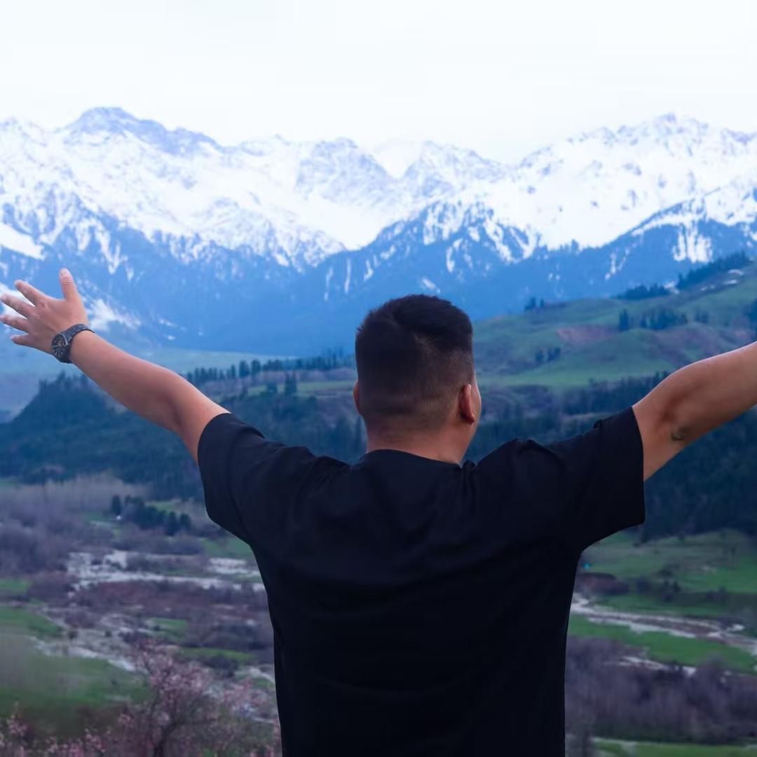 赛里木湖航拍摄影 疆域-闻