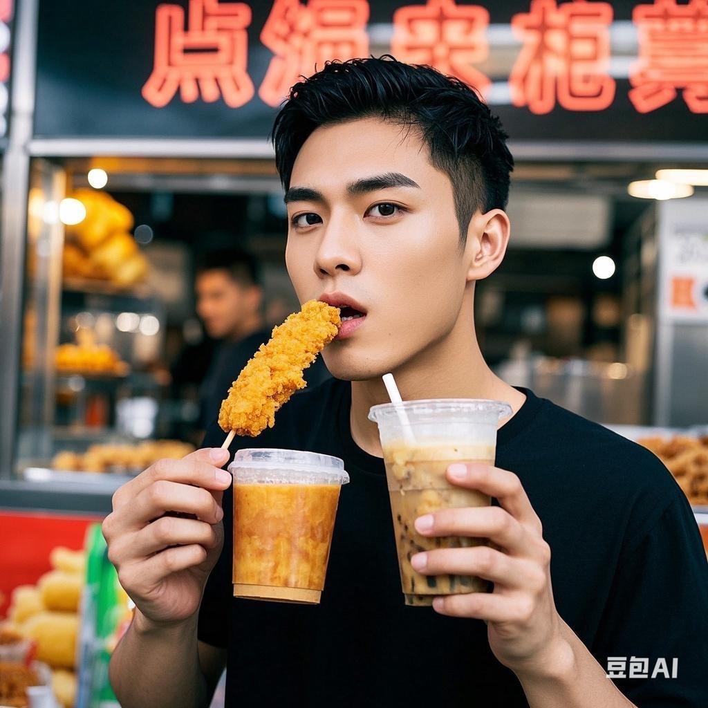 馋嘴大男孩