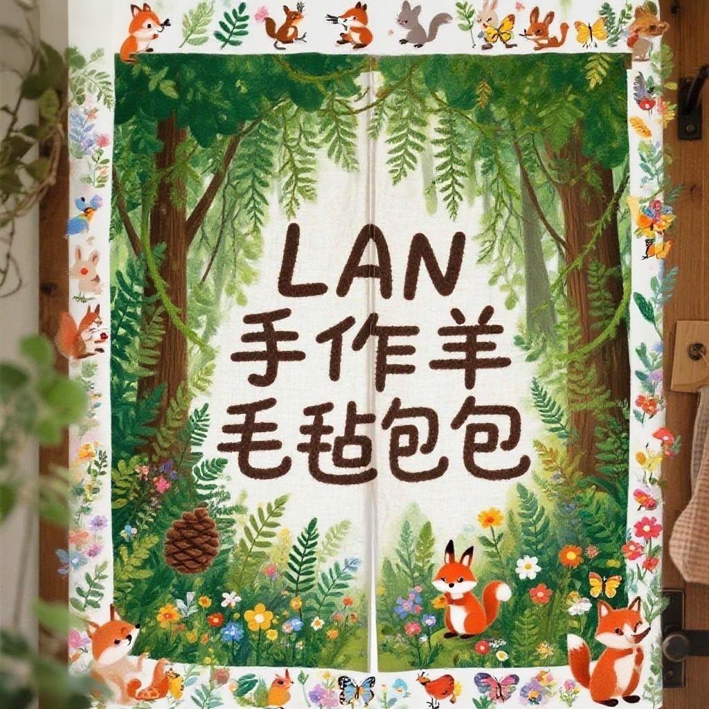 LAN原创手作设计羊毛毡铺