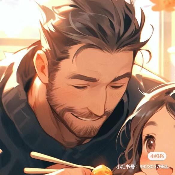 👨‍👩‍👧‍👦爸爸和女儿儿子幸福