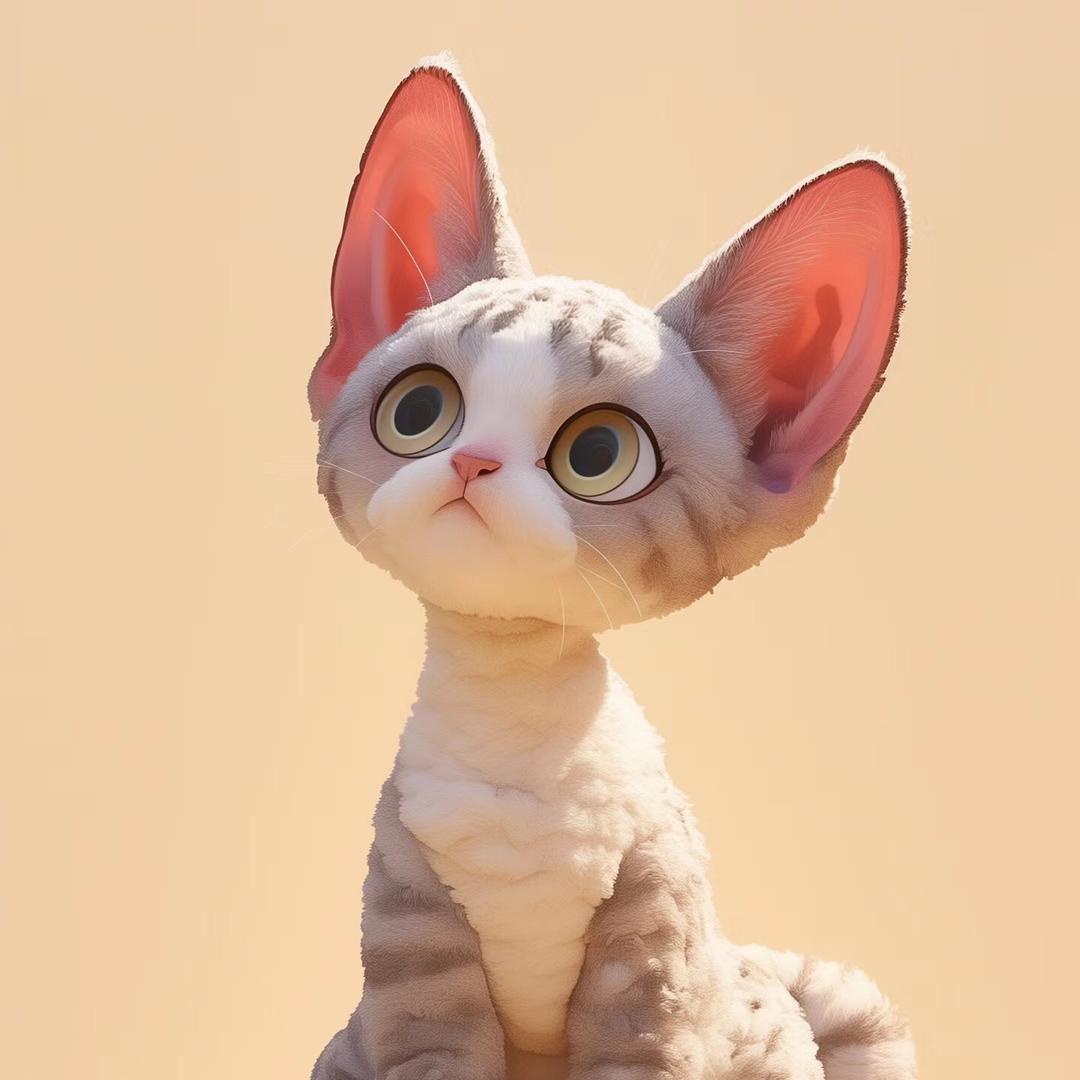 巍兜家德文卷毛猫