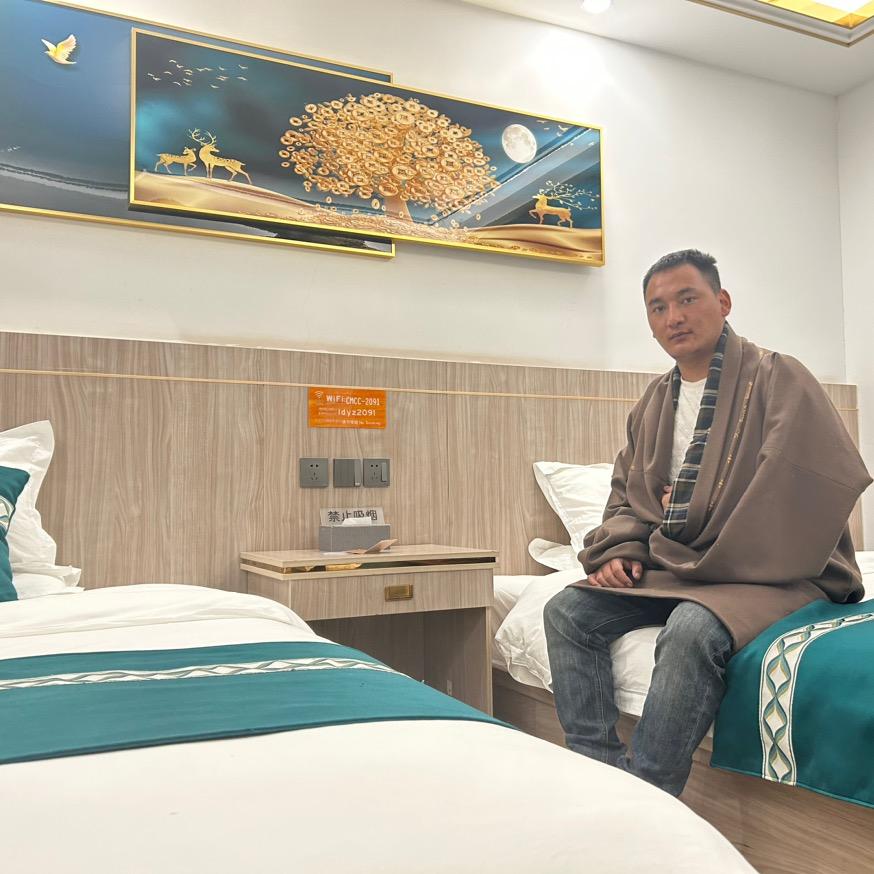 草原上的一只狼