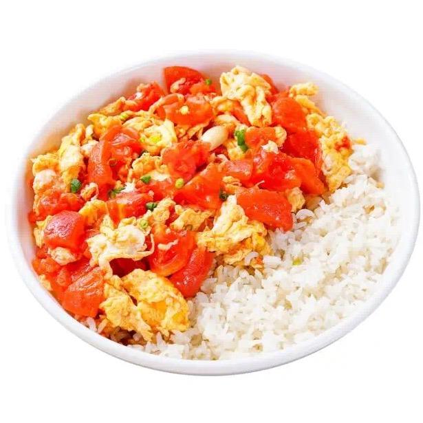 西红柿炒鸡蛋盖饭.