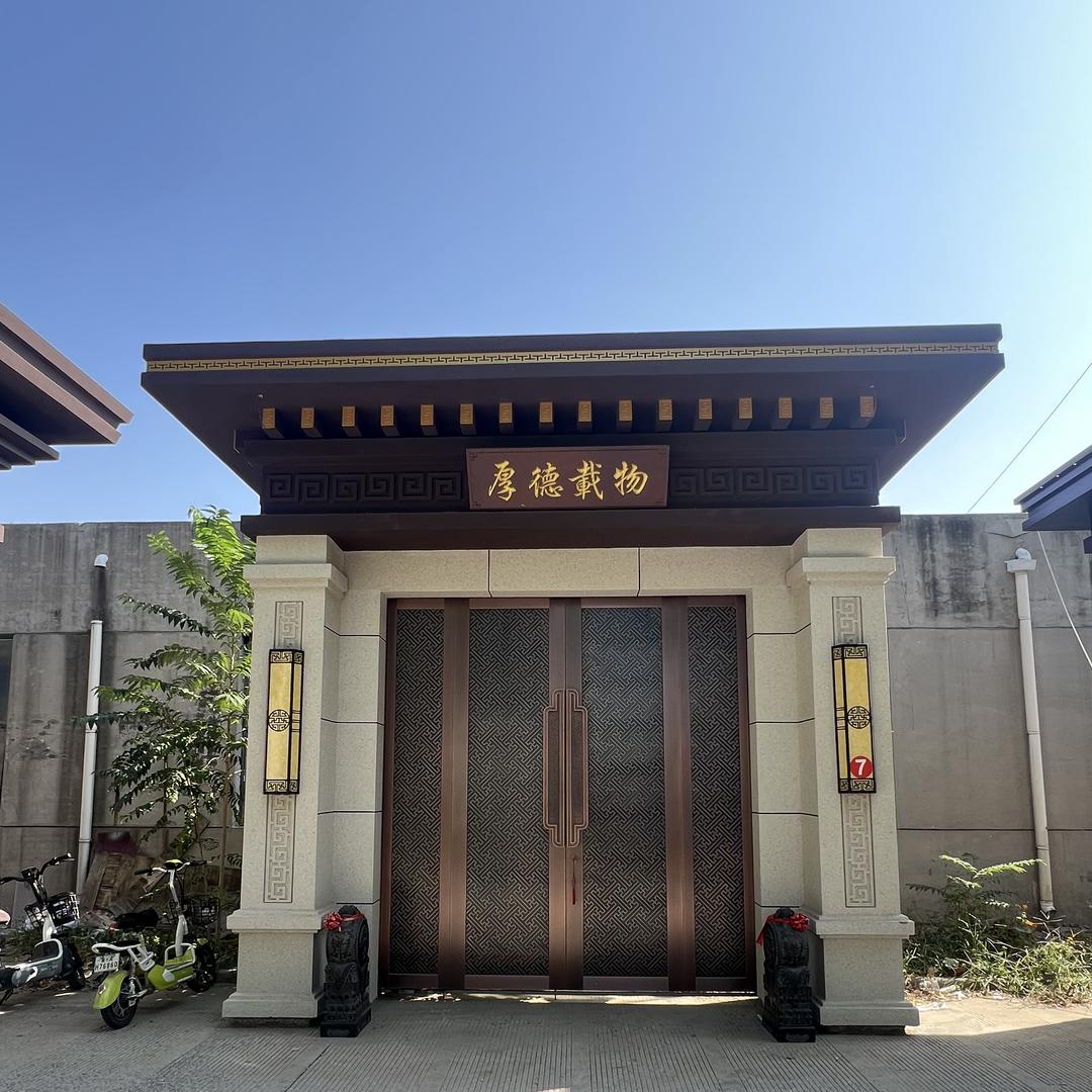 强晟门楼 铜门 别墅门工厂