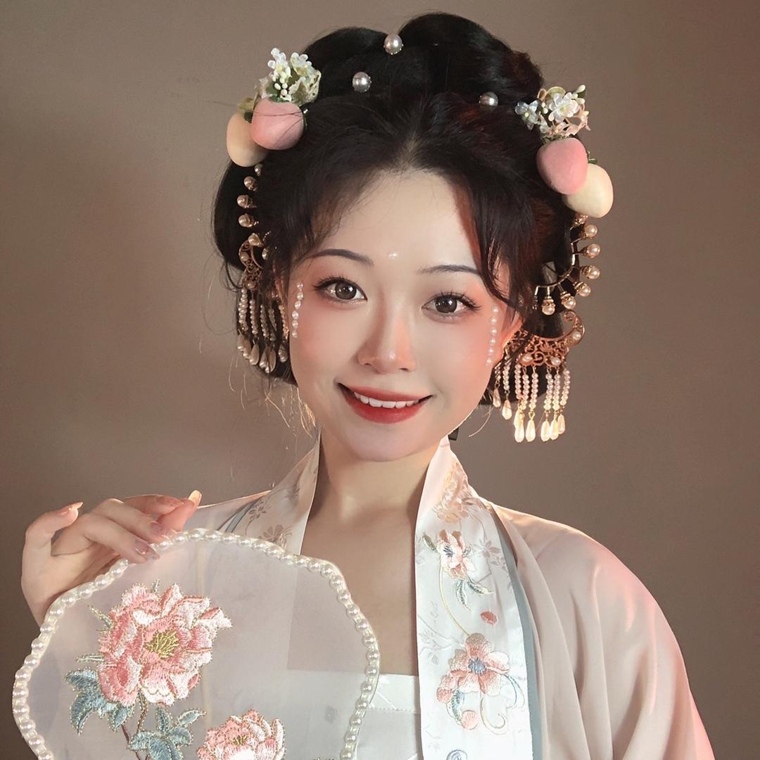 宛宛古风假发