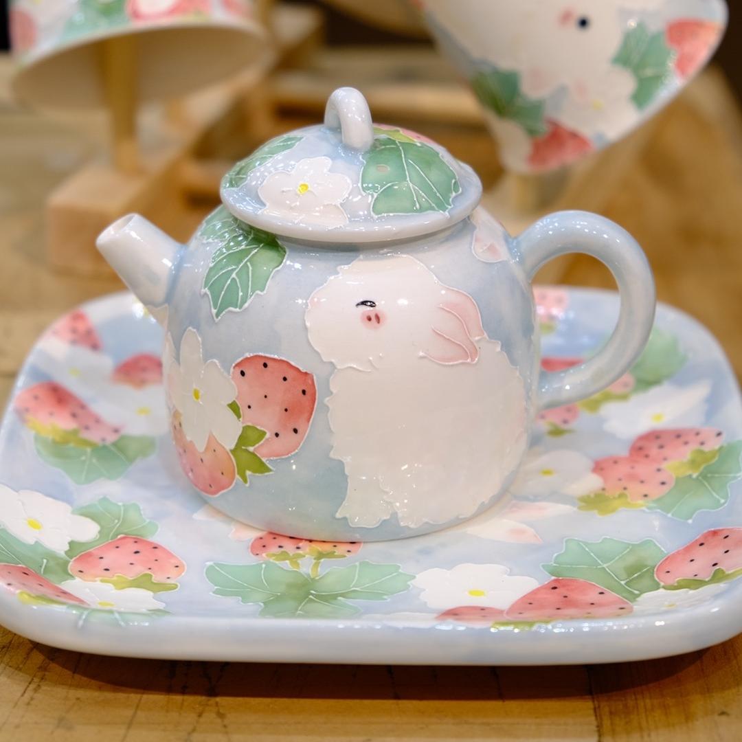 景德镇手作菀菀茶餐具