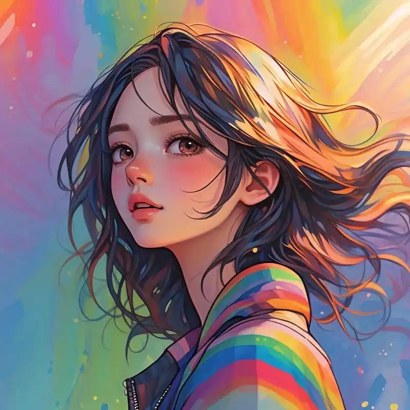 一个走路带风的妞