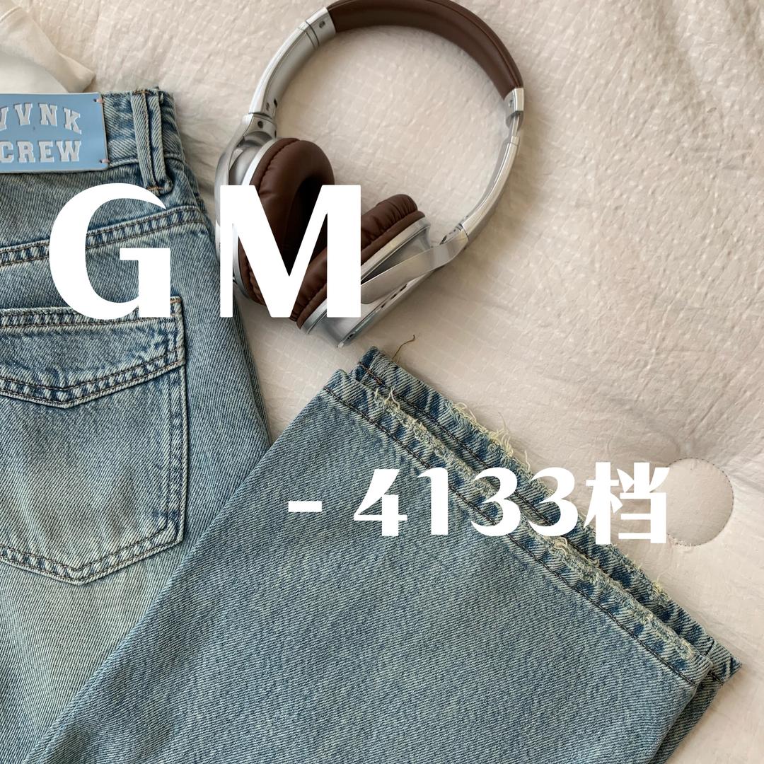 GM牛仔裤 老意法4133