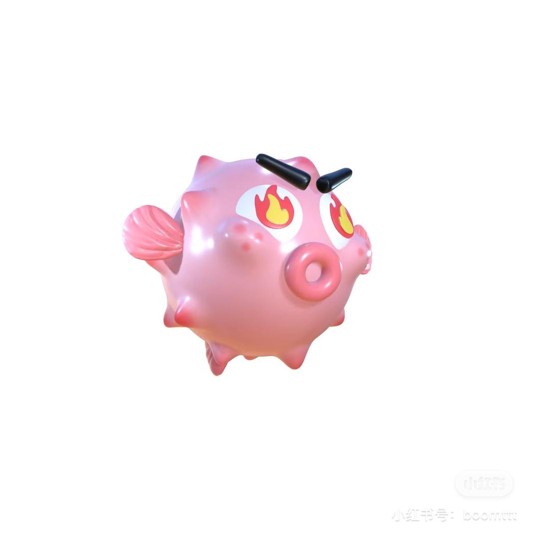爆炸的河豚