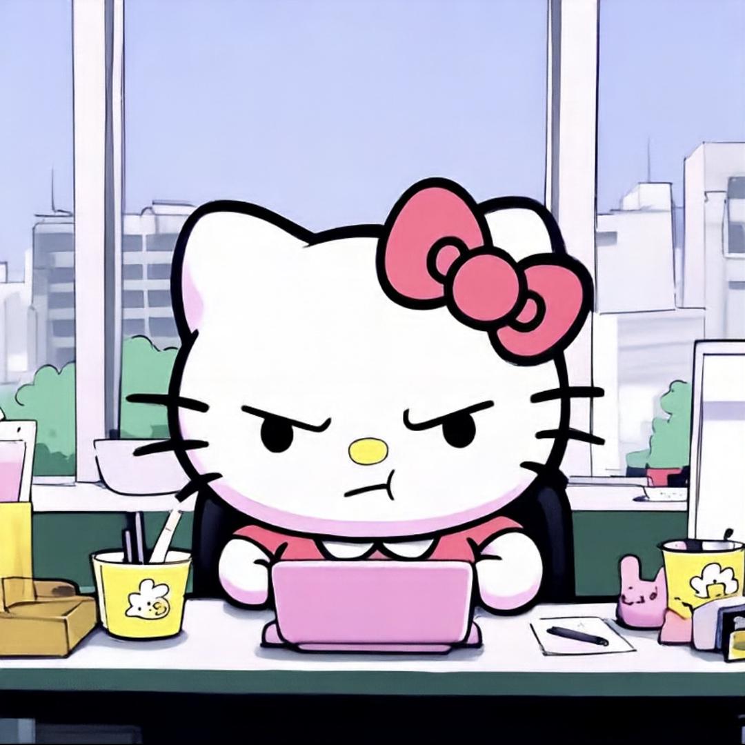 带墨镜的美羊羊