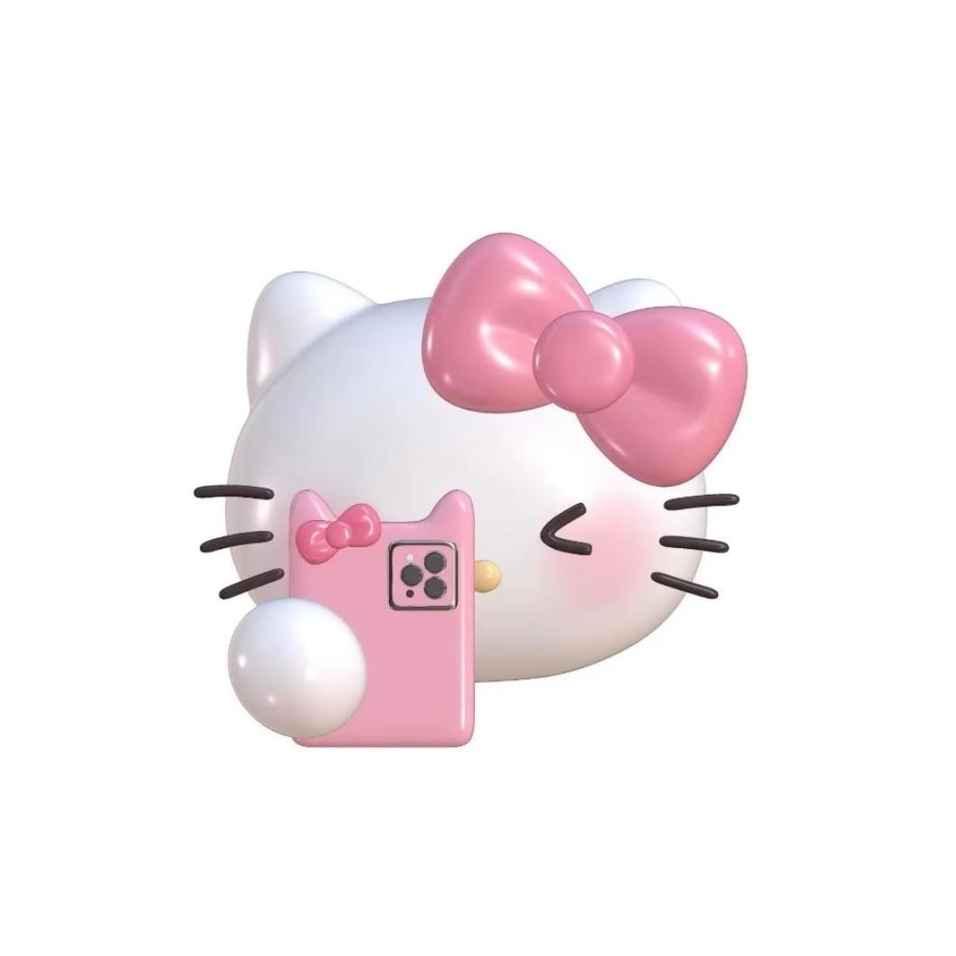 快乐的粉色小熊