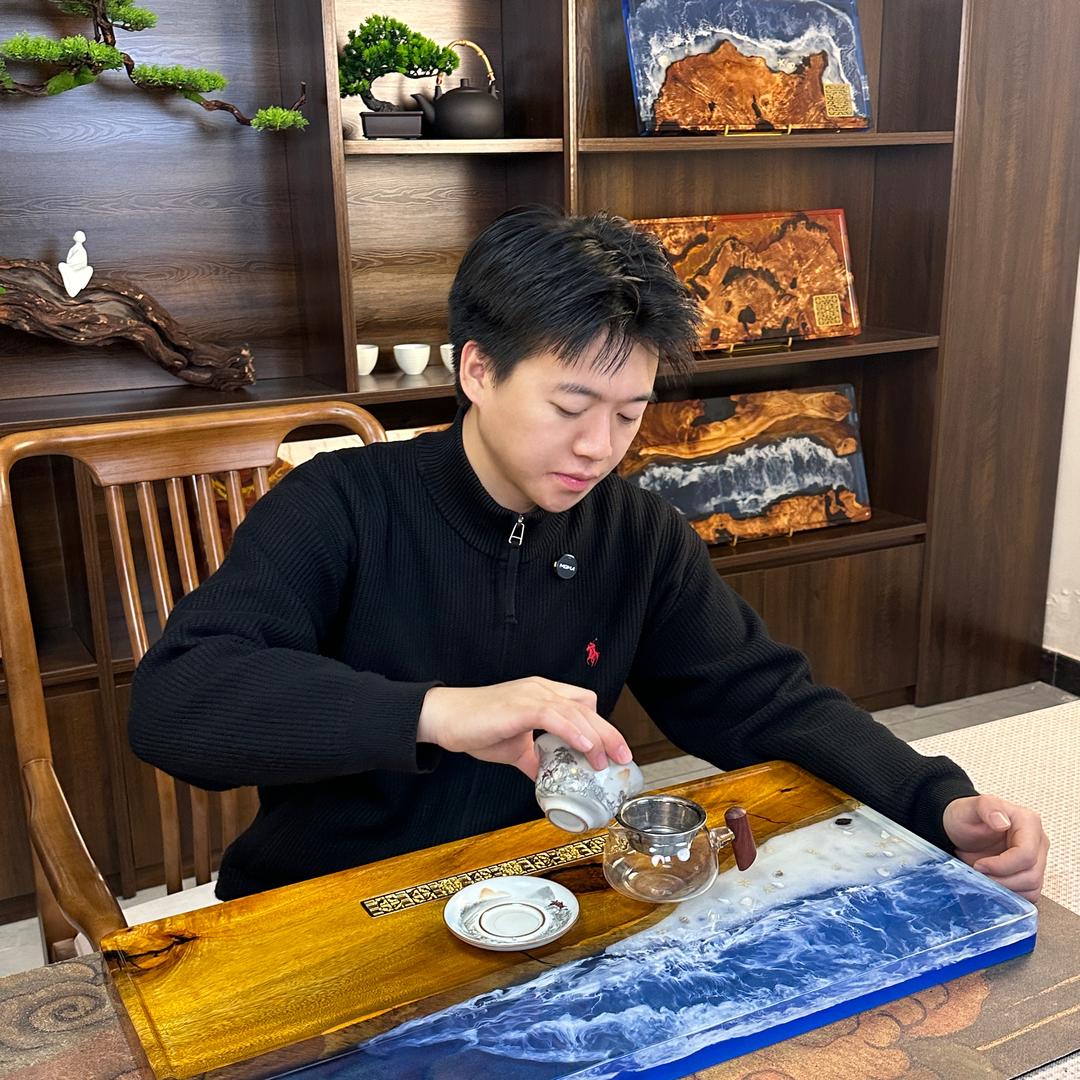 木予轻奢树脂茶盘