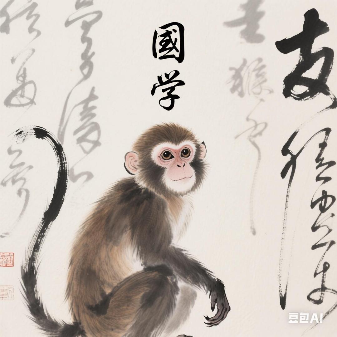 猿啼墨韵间
