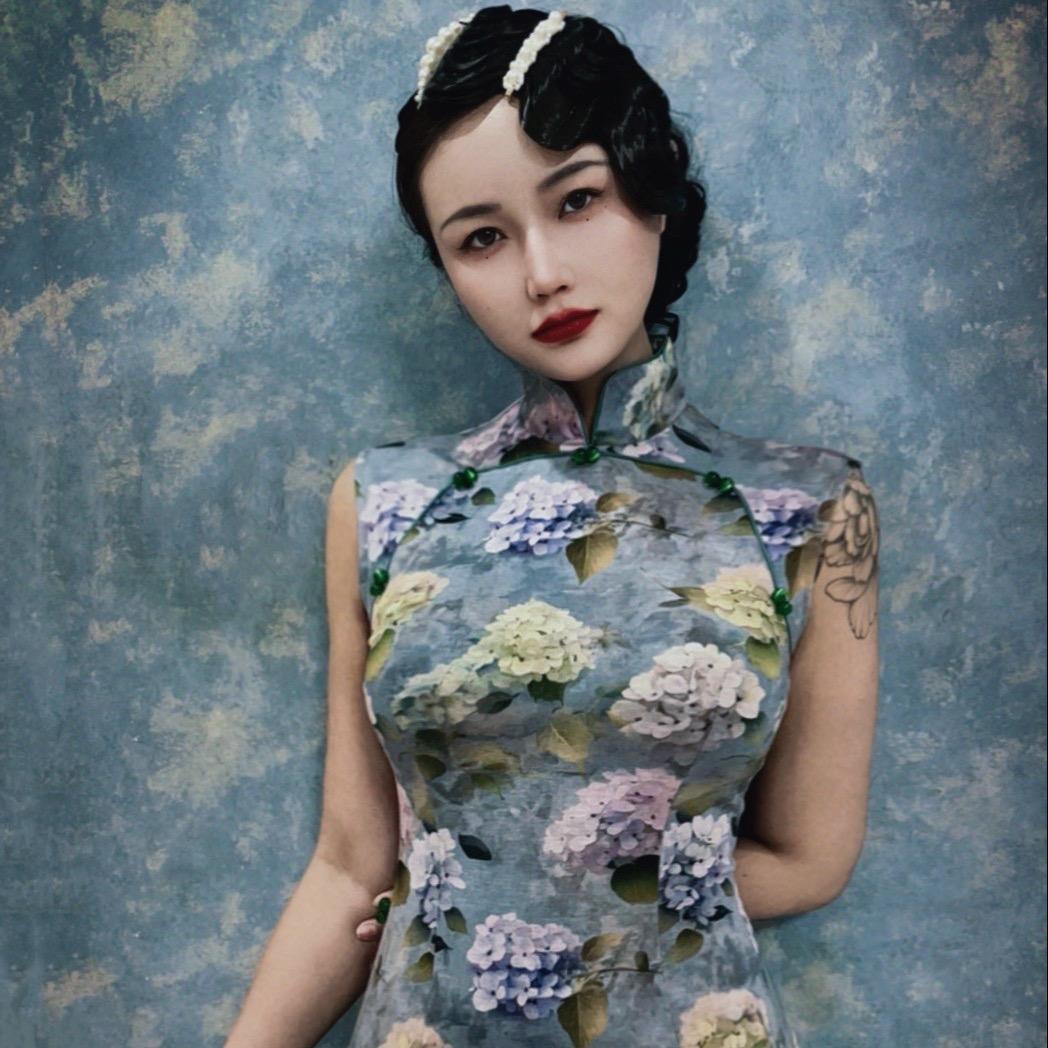 黑玫瑰rose旗袍（现货版）