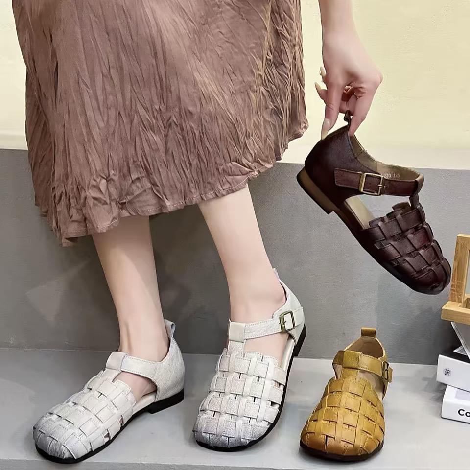 悦儿复古手工女鞋工厂