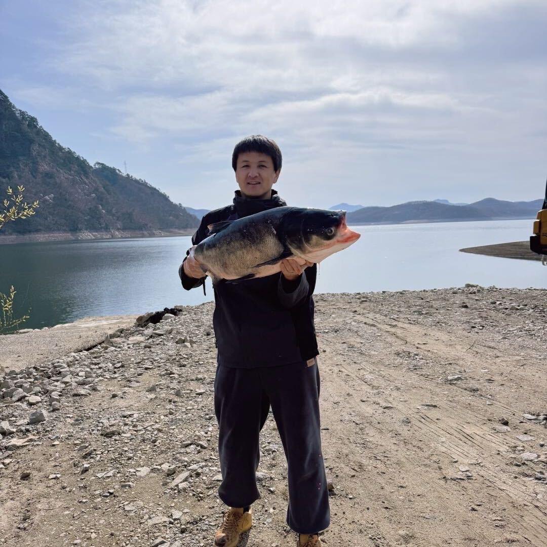 桓仁水库家维坝上鱼