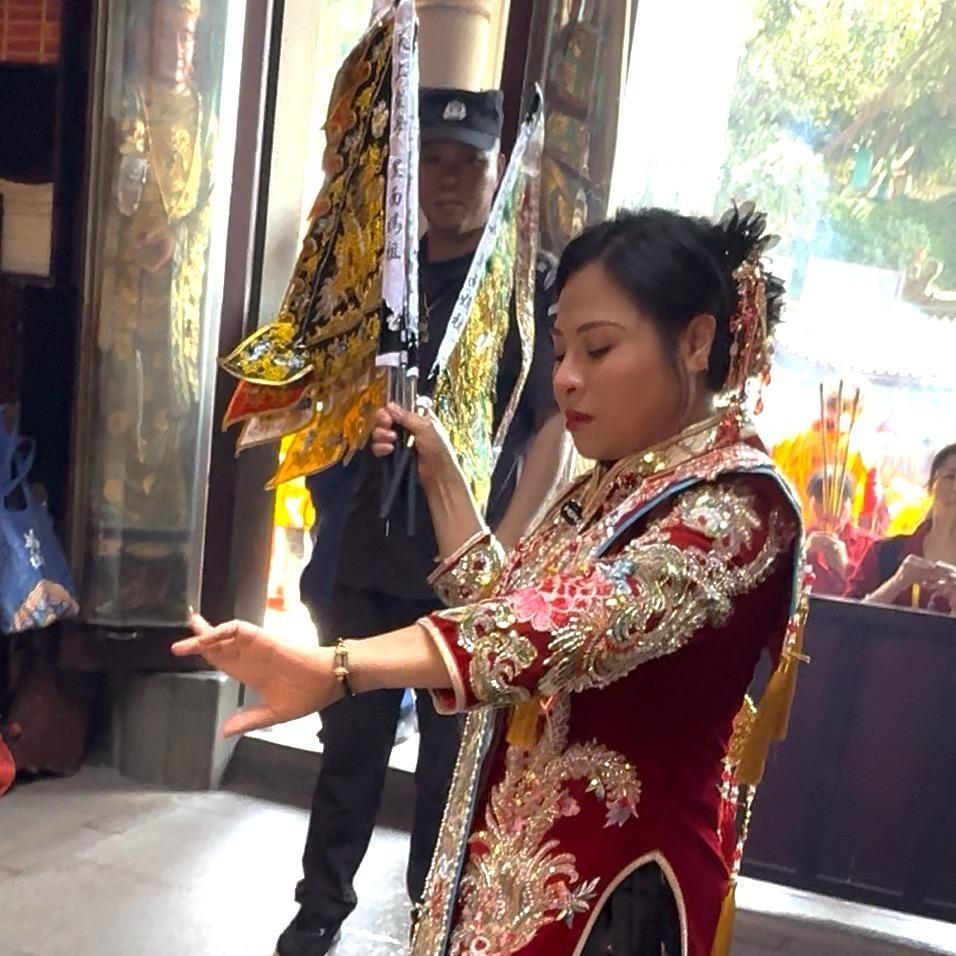 106黑面妈祖赵公明双僮嫂子（普济堂）