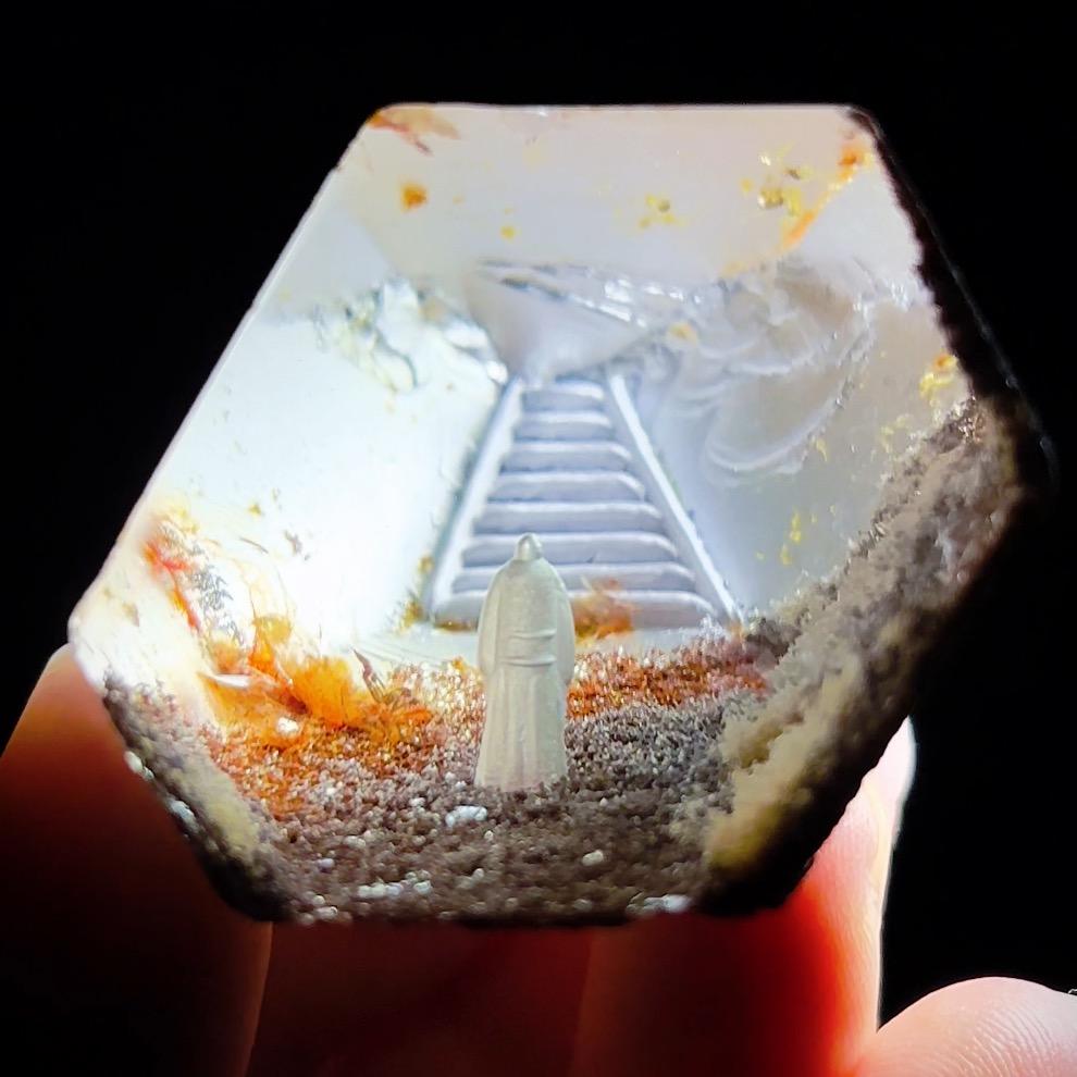 千福水晶手工雕刻号