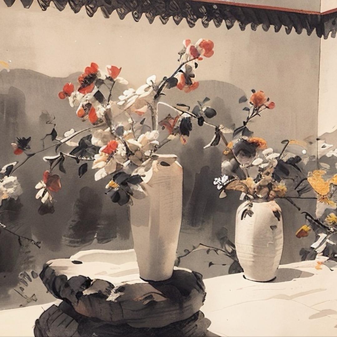 百花丛中的年宵花