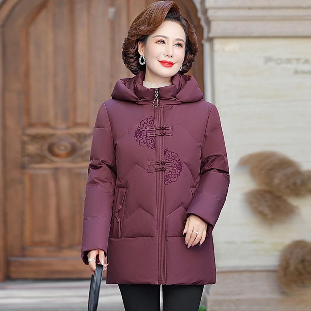 恒原祥彩羊羽绒服妈妈装店