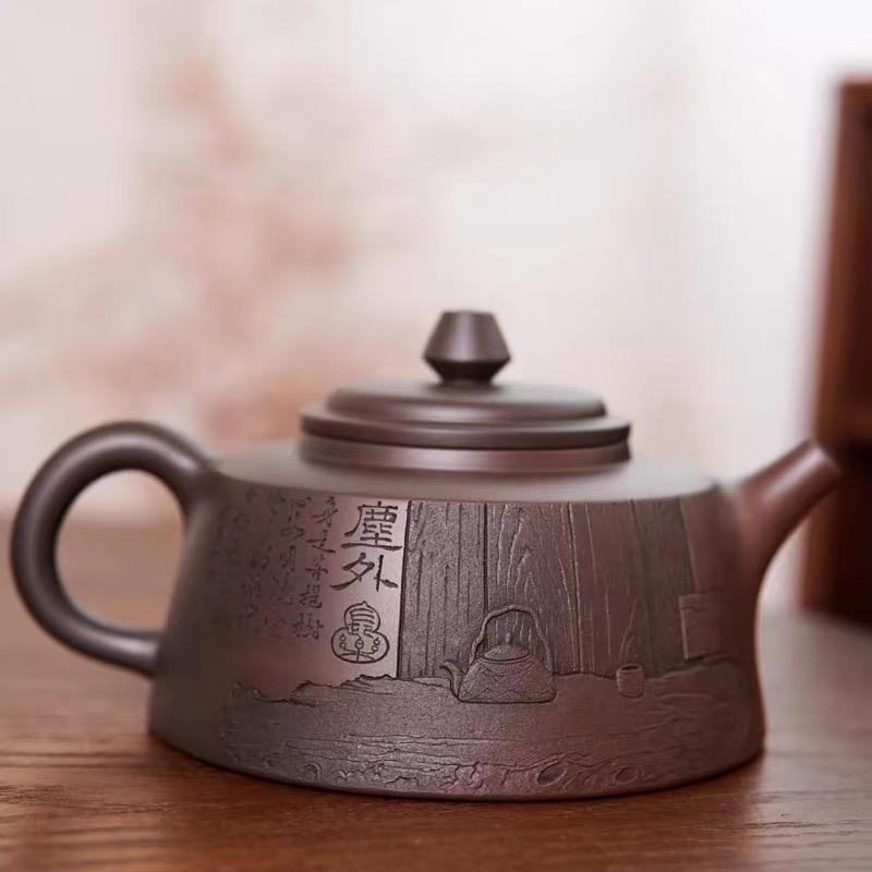 蛟龙坭兴陶宇蛟茶器