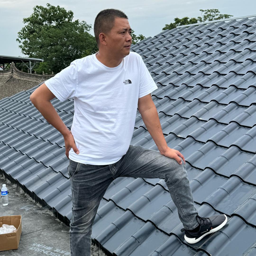 老五琉璃瓦别墅屋顶
