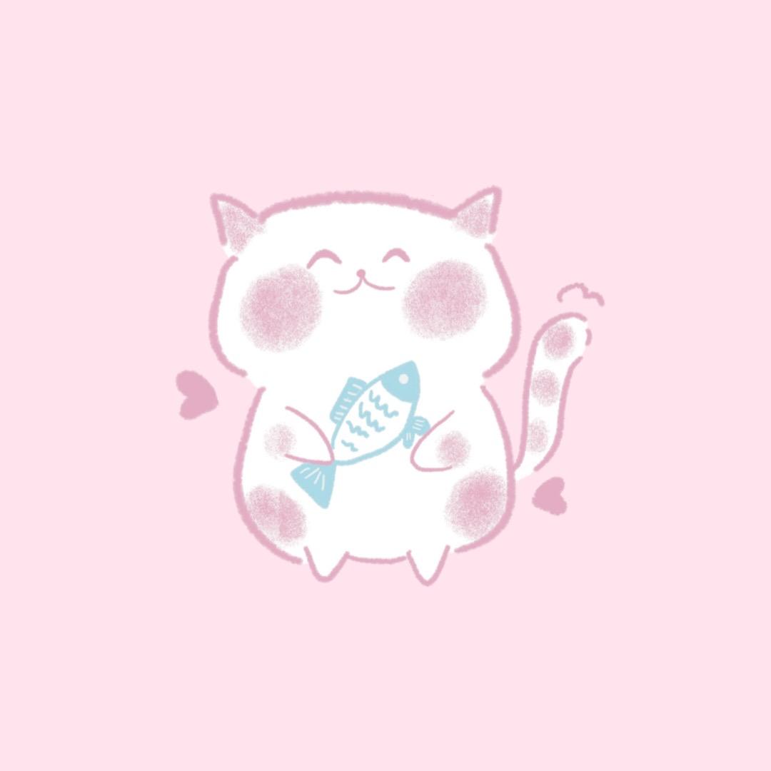 晚安小猫饰品