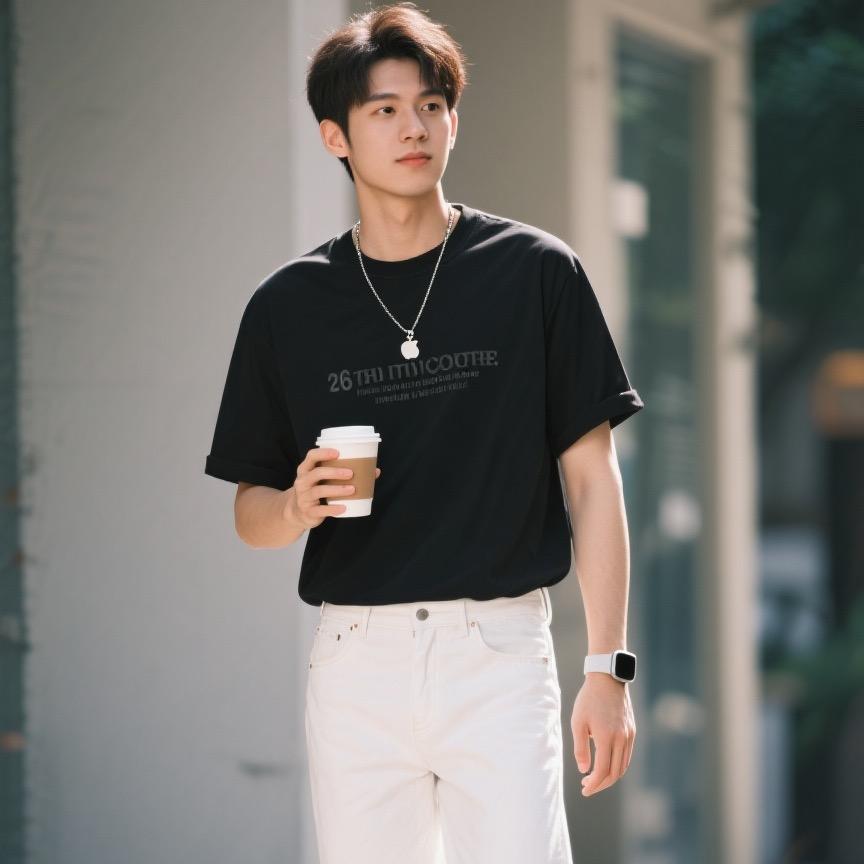 帅气极简主义穿搭