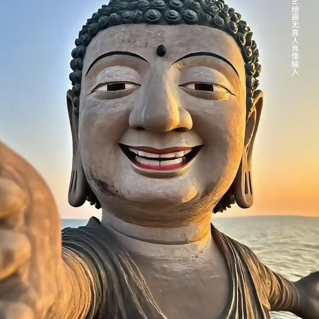 青灯古佛度流年。