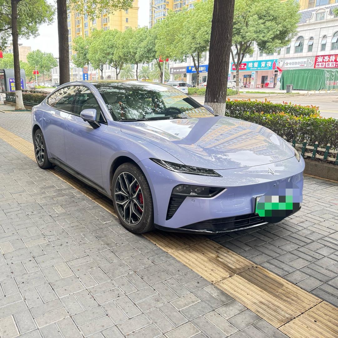 广州佛系跑网约 车型：奕派007『紫色』