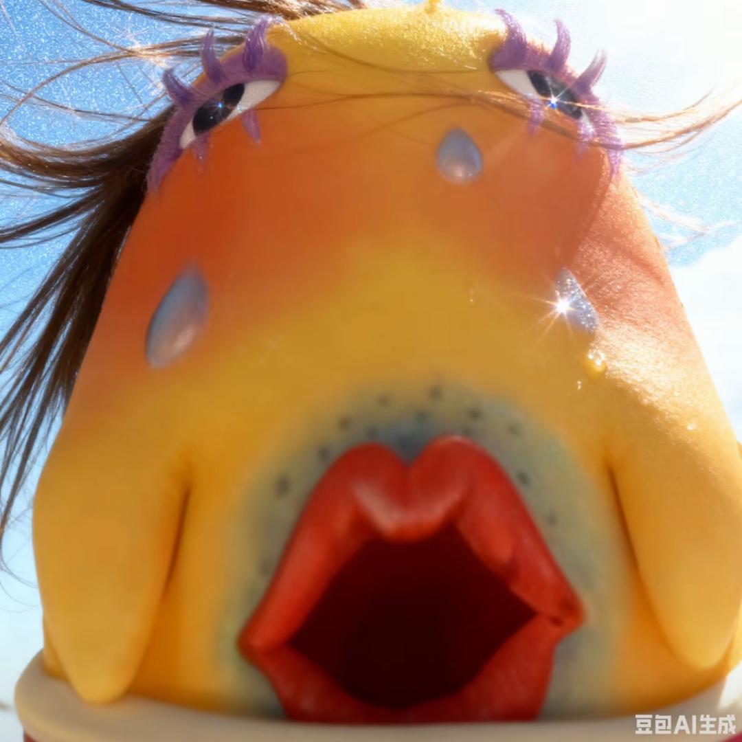 爱吃食物的女孩子