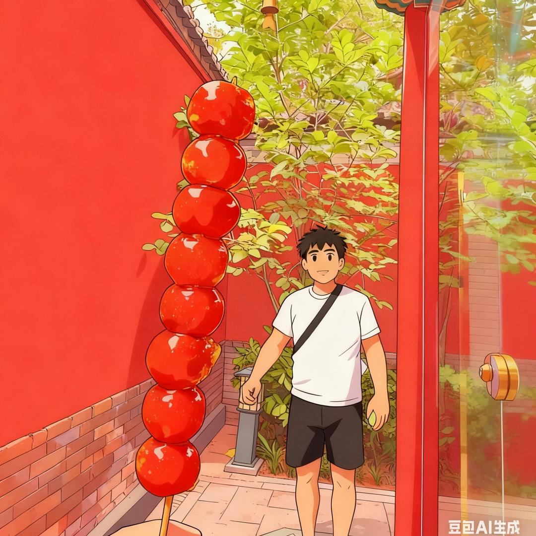 爱笑的糖葫芦李