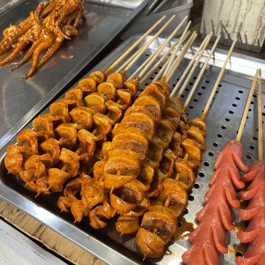 高小刀烤猪蹄/烤面筋