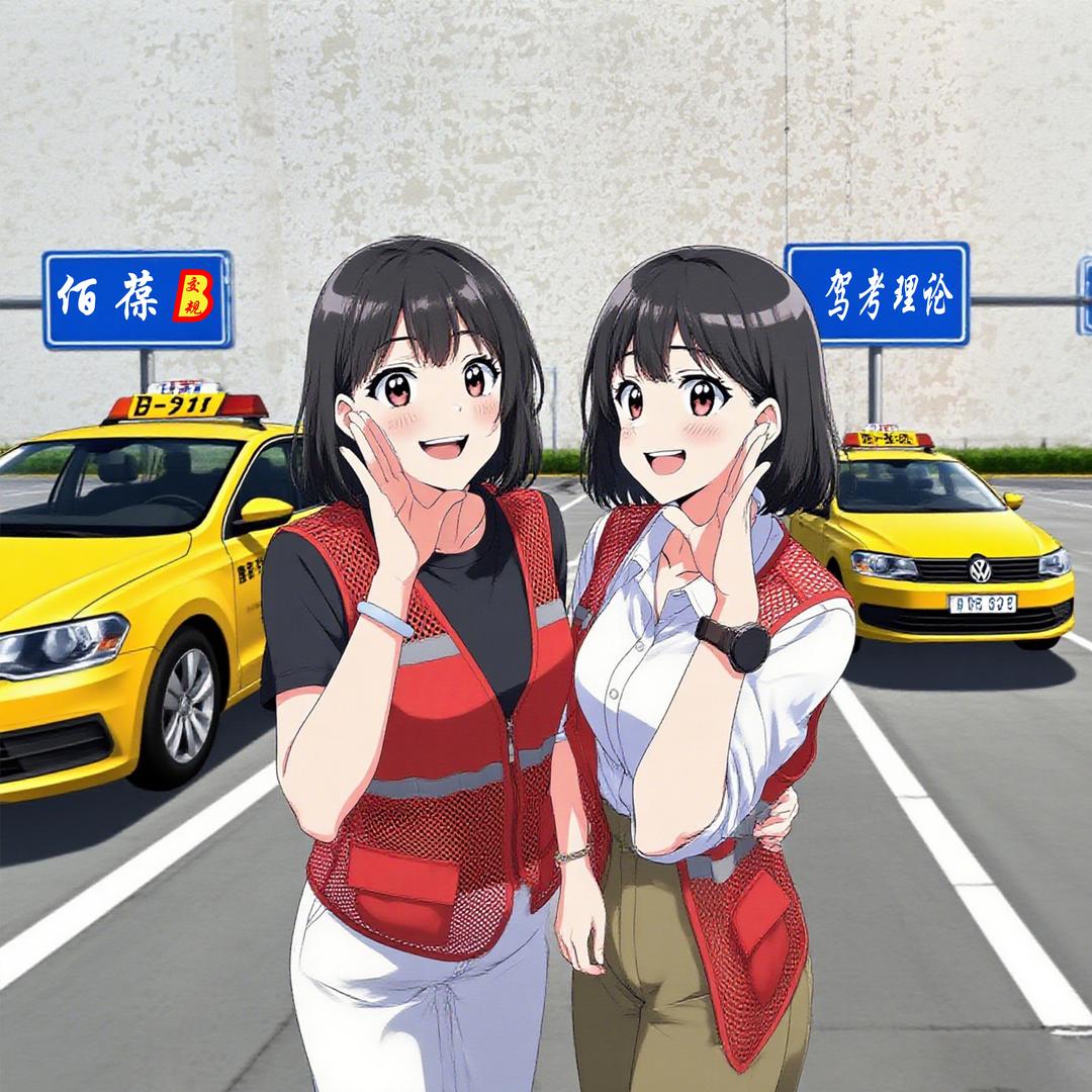 佰葆学车姐妹花