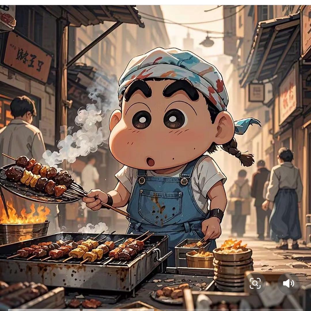 小张大口吃