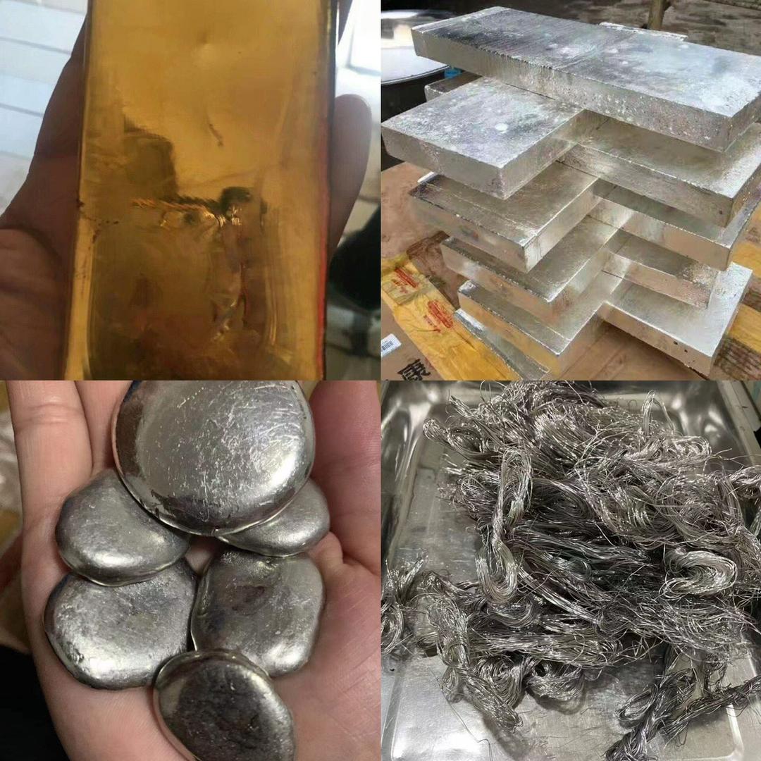 铂铑丝银浆银焊条金盐铂钯铑回收