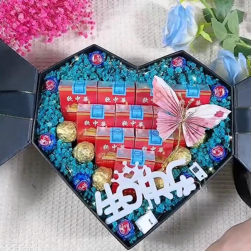 男士礼盒珍珠画有钱DIY精选