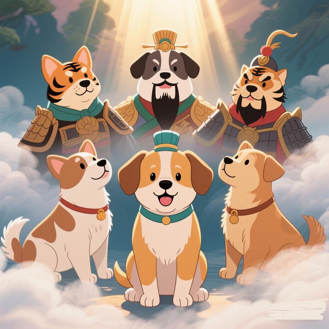 五虎萌犬团(三国版)