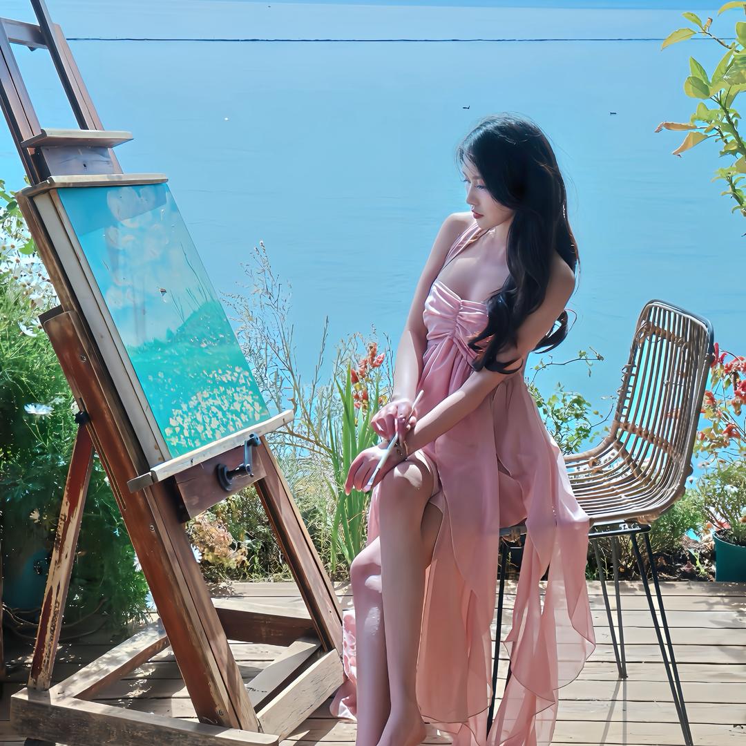 是个美女