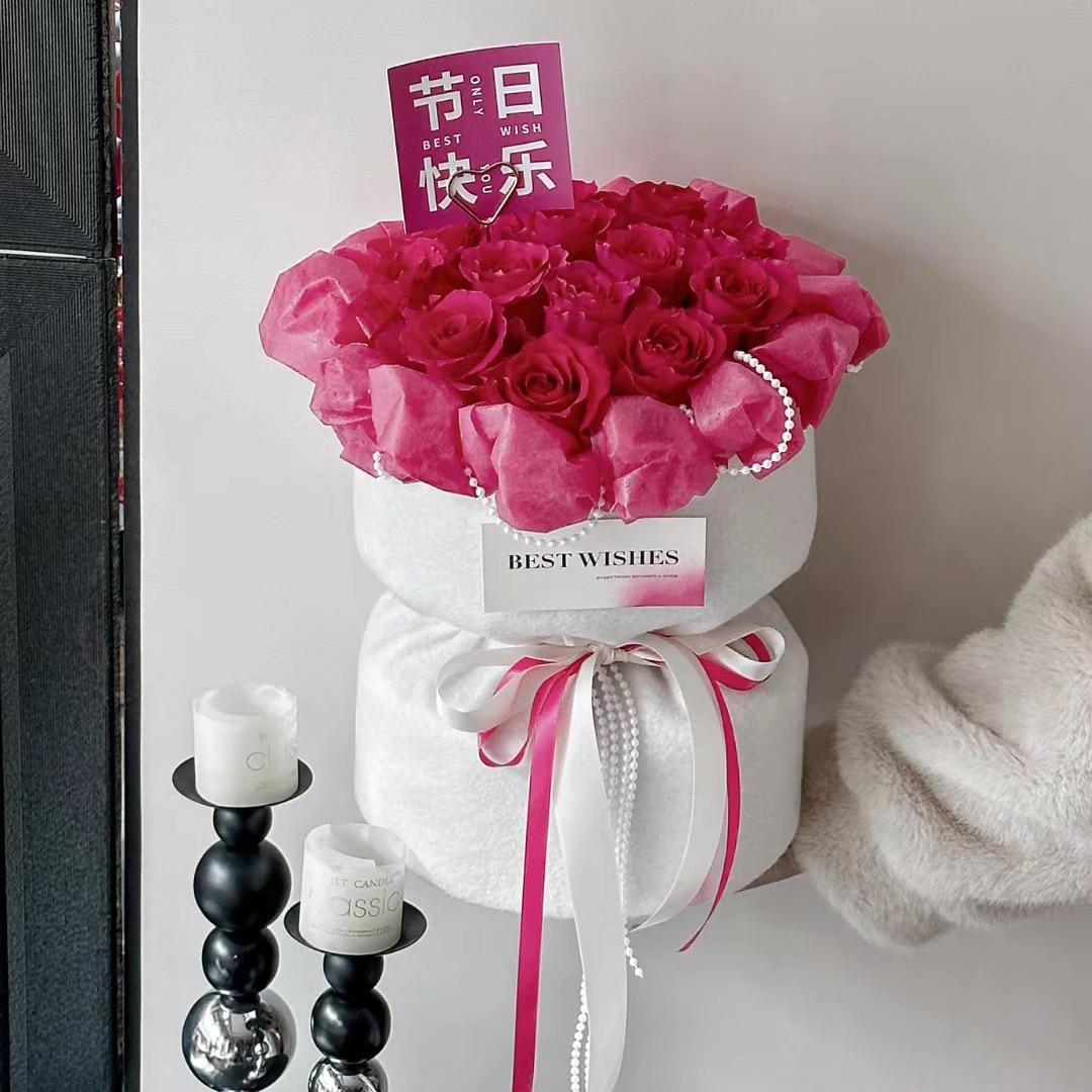 大倩摆摊卖花花