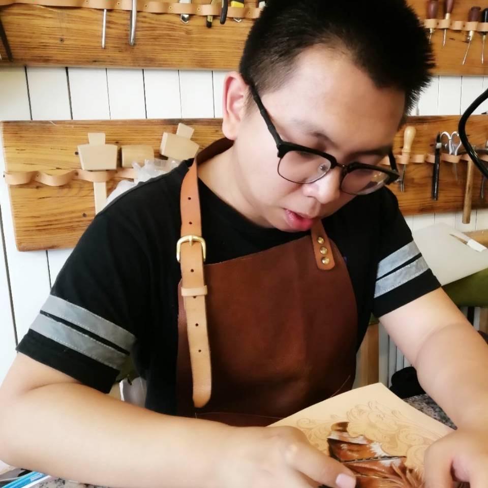 皮雕小匠阿狼@抖音