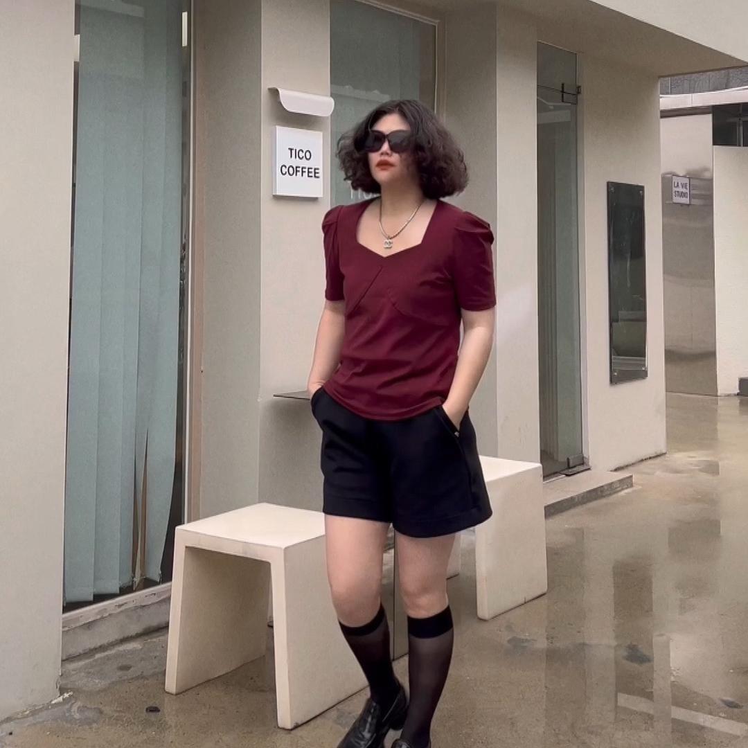 禾七号女装店君君微胖穿搭