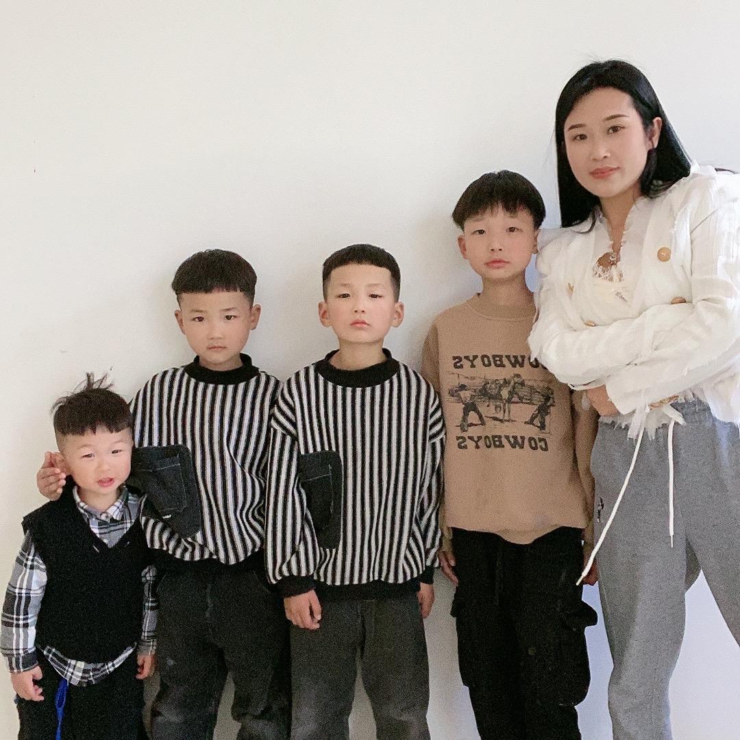 四个皮夹克的妈妈呀❤️