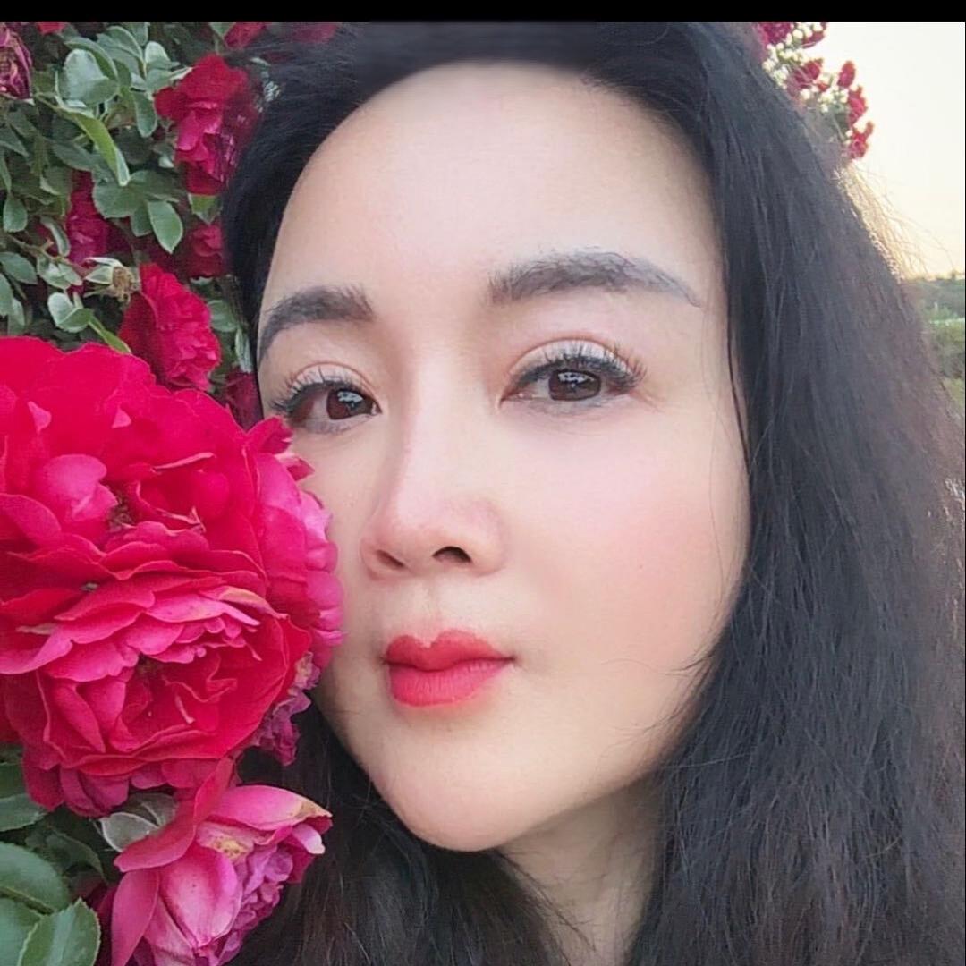 百媚儿国画牡丹