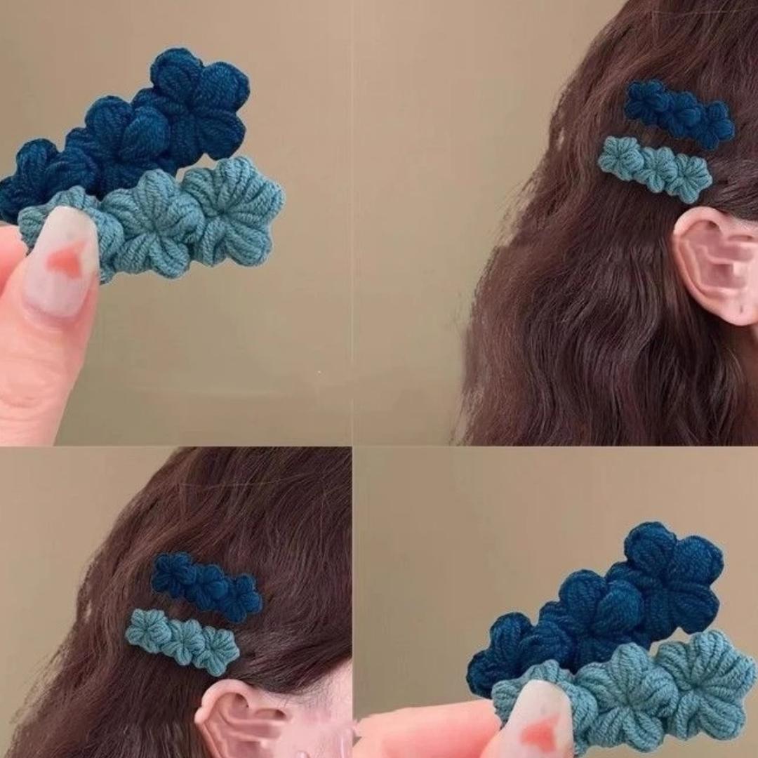 钩毛线的小老太