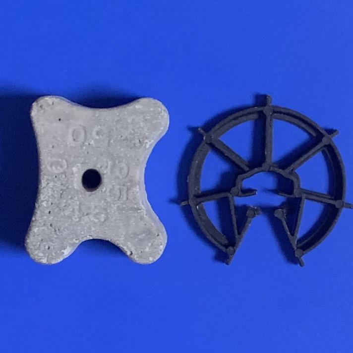 佛山安牌何生☞塑料垫块钢筋保护层水泥垫块