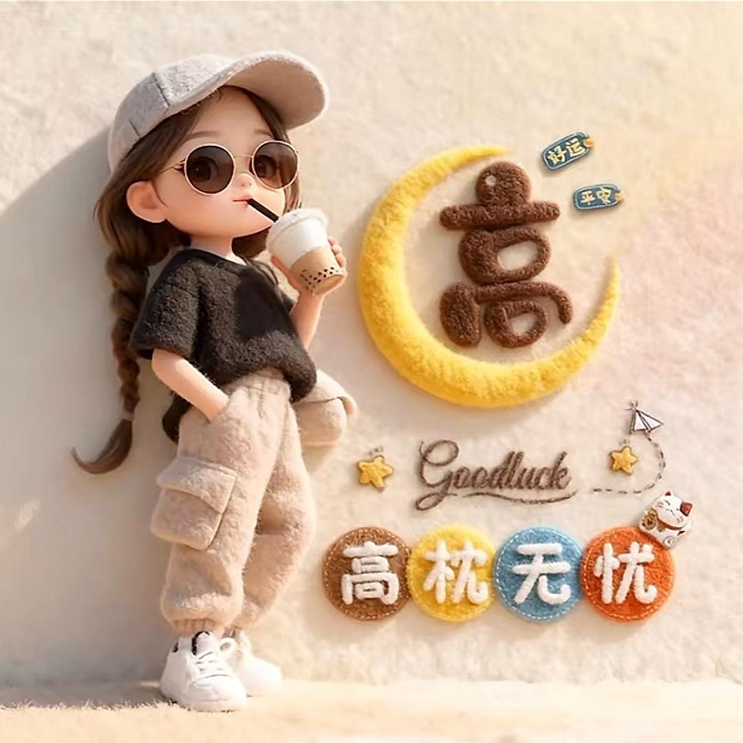 双眼皮毛毛虫